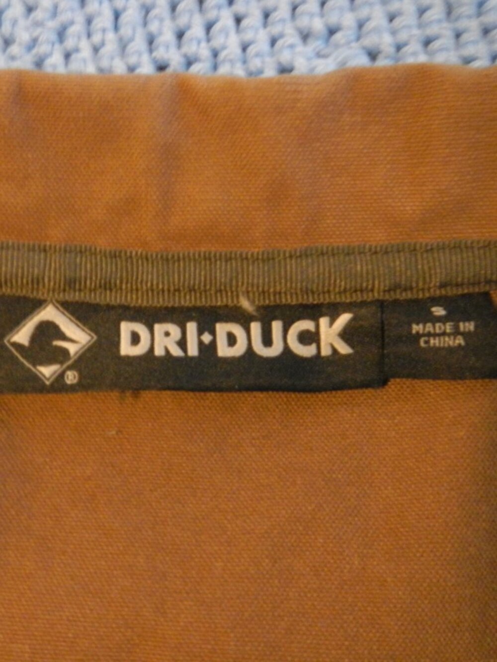 2 Men's Small, Cotton Canvas Work Jackets, Brown and Dark Brown, by Dri-Duck - Picture 12 of 12